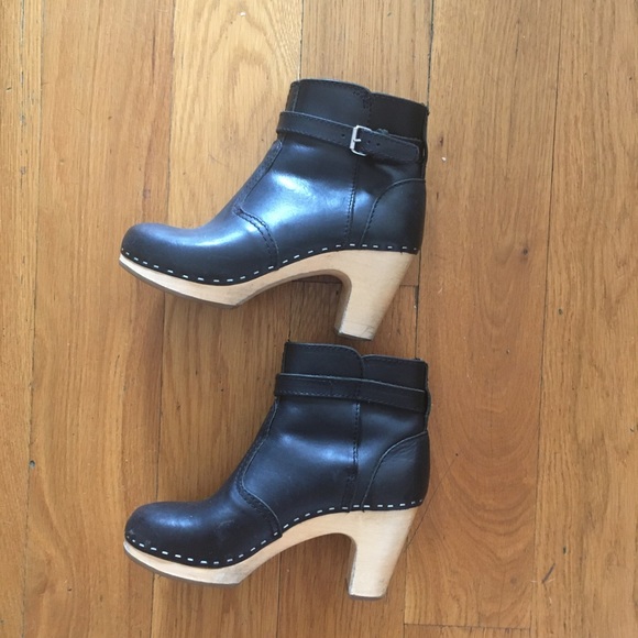 Swedish Hasbeens Jodhpur Ankle Boots Black size 35 - Picture 3 of 8